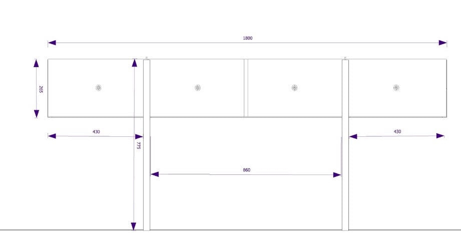 Preventa-Aparador Bolo