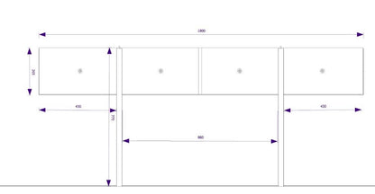 Preventa-Aparador Bolo